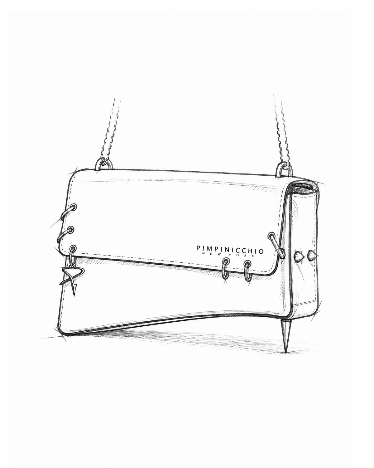 30H Chain Bag 01 — Sketch